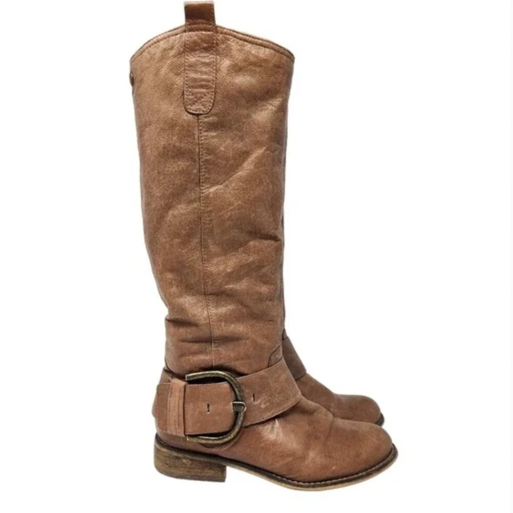 Steve Madden Knee High Harness Boots Sz 7